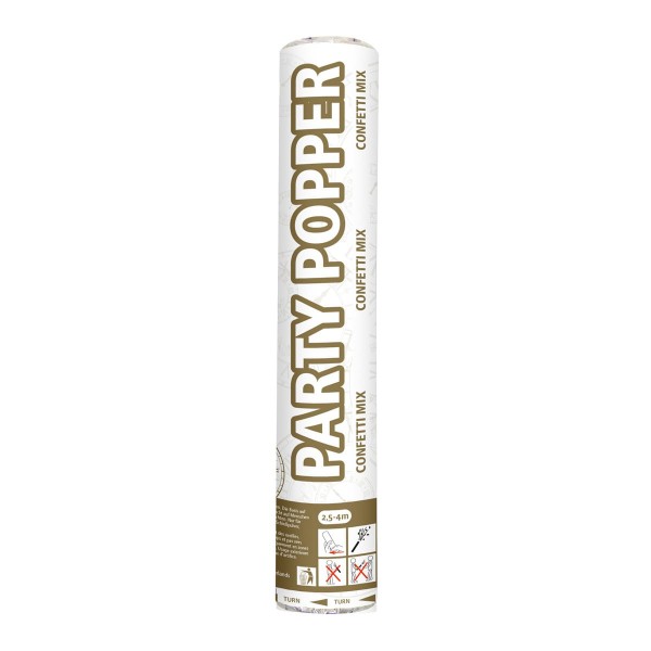 Party Popper Gold & Silber Konfetti-Regen 2