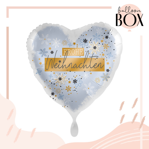 Balloha Geschenkbox DIY Snowy Christmas XL