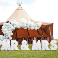 MR & MRS befüllbare Ballonständer
