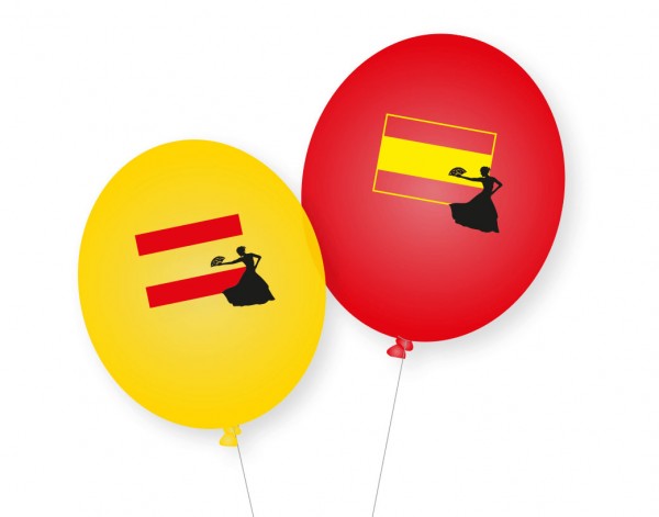 8 Spanien Luftballons Barcelona 28cm