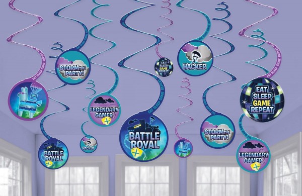 12 Battle Royal Birthday Spiralhänger