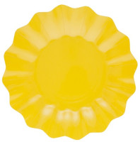 Vorschau: 8 Yellow Passion Pappteller 21cm