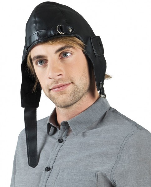 Flieger Kappe Schwarz