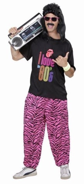 80er Jahre Funky Boy Herrenkostüm