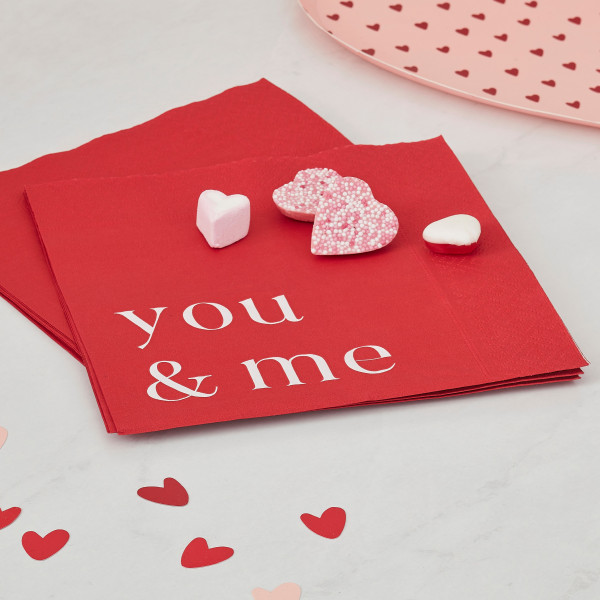 16 Always you and me Servietten 33cm 3
