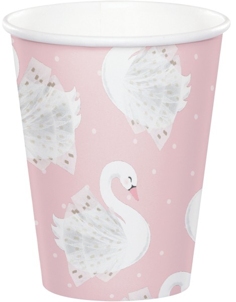 8 Royal Swan Pappbecher 256ml