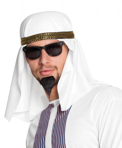 Weißes Scheich Kopftuch