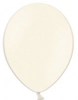 50 Partystar Luftballons creme 27cm