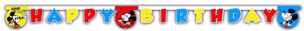 Super cooles Micky Maus Geburtstagsbanner