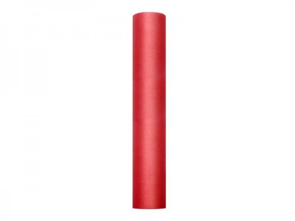 Roter Tüll Tischläufer 30 x 900cm 2