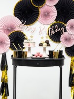 Roségold metallic Birthday Girlande 62 x 16,5cm