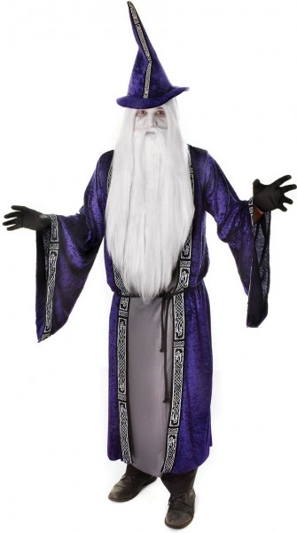 Weiser Magier Kostüm Robe Für Herren Lila