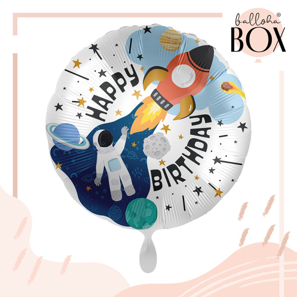 Balloha Geschenkbox DIY Birthday Outer Space XL