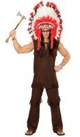 Vorschau: Indianer Häuptling Kenai Herrenkostüm