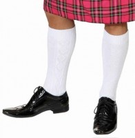 Herren Kniestrümpfe Weiß