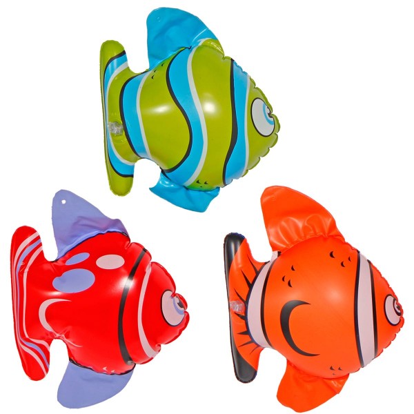 3 Aufblasbare Korallenriff Fische