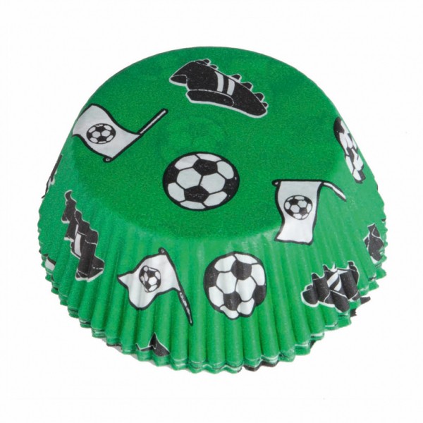48 Fußball Kicker Party Muffinförmchen