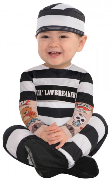 Rebellischer Babyverbrecher Kostüm