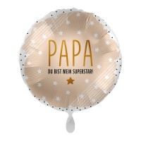 Papa der Superstar Folienballon 43cm