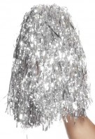 Walda Cheerleader Pompon In Metallic Silber