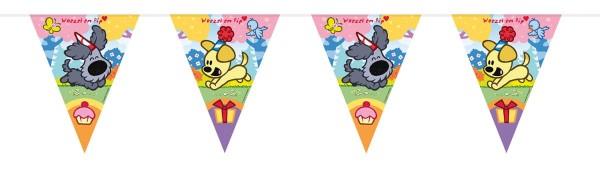 Wimpelkette Wusel und Pip