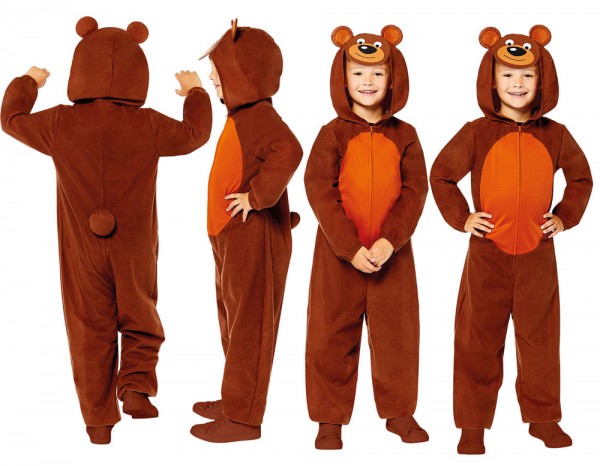Braunbär Kostüm für Kinder 5