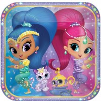 8 Shimmer & Shine Pappteller 23cm