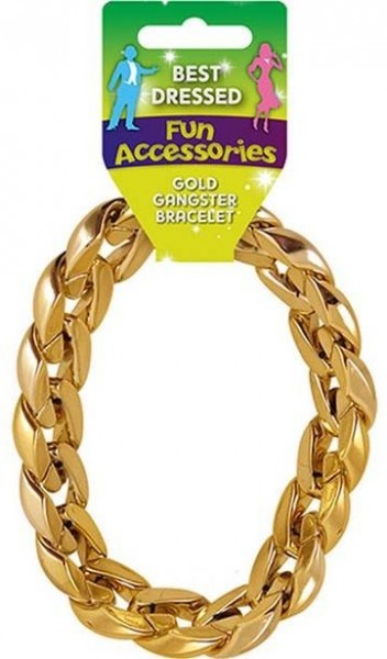 Goldenes 80er Jahre Armband