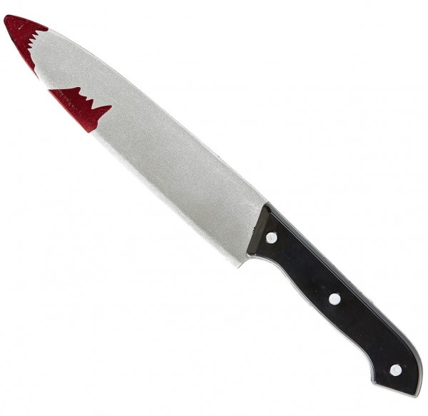 Blutverschmiertes Küchenmesser 30cm
