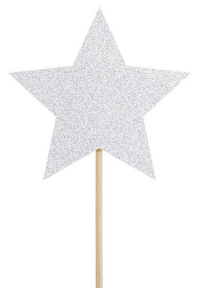 6 Einhorn Twinkle Cupcake Topper 11,5cm 3