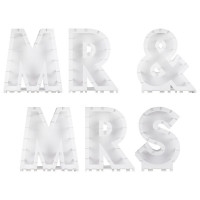 MR & MRS befüllbare Ballonständer