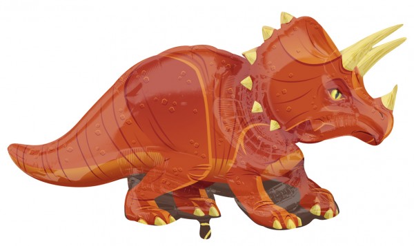 Folienballon Triceratops Dinosaurier