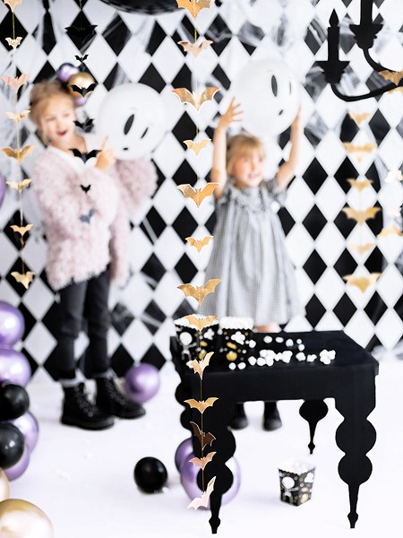 Be Scary Fledermaus Girlande gold 1,5m 4