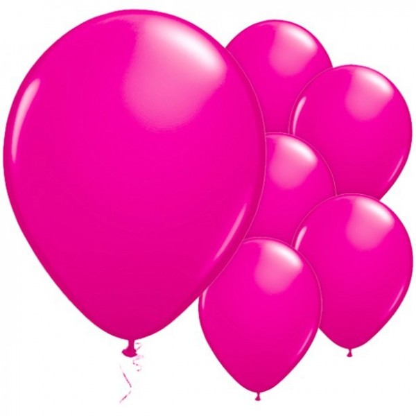 25 Fuchsia Luftballlons Passion 28cm