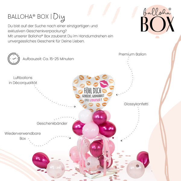 Balloha Geschenkbox DIY Fühl dich geknutscht XL 3