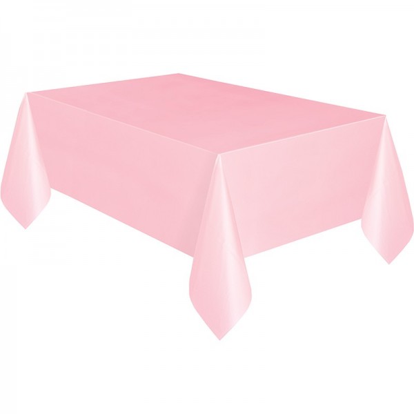 PVC Tischdecke Vera babyrosa 2,74 x 1,37m