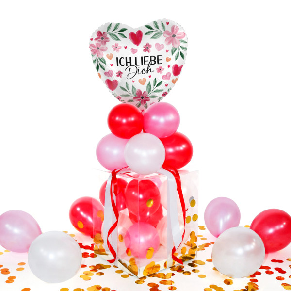 Balloha Geschenkbox DIY Rosy Romance XL