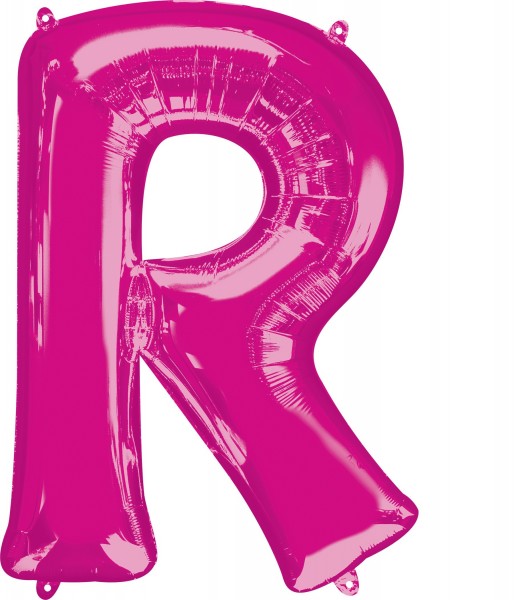 Folienballon Buchstabe R pink XL 81cm