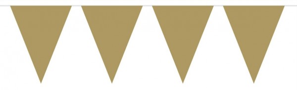 Goldene Wimpelkette 3m