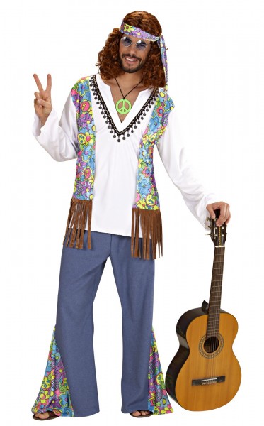 Chilliges Hippie Herrenkostüm
