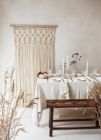 Vorschau: Makramee Boho Hänger 94,5cm x 1,71m