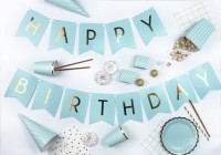 Vorschau: 6 Cheerful Birthday Snack Boxen minttürkis