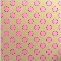 Vorschau: Gepunktetes Geschenkpapier Rosa Eco