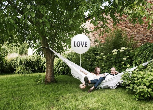 XXL jätte ballong Love 1m 3