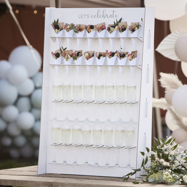 Canapé und Sektglas-Halter 95cm x 64cm