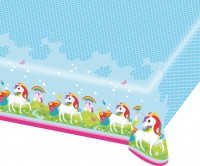 Einhorn Rainbow Sparkle Tischdecke Eisblau 120x180cm