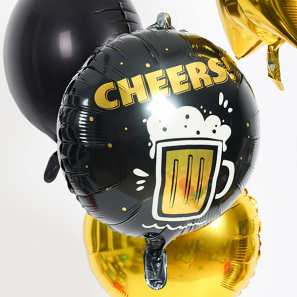 Cheers Bier Folienballon 45cm 2