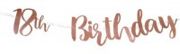 Blooming 18th Birthday Girlande 1m