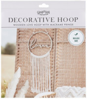 Vorschau: Boho Love Makramee Wanddeko 25,5cm