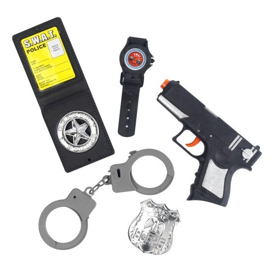Polizei Set Für Kinder 5-teilig